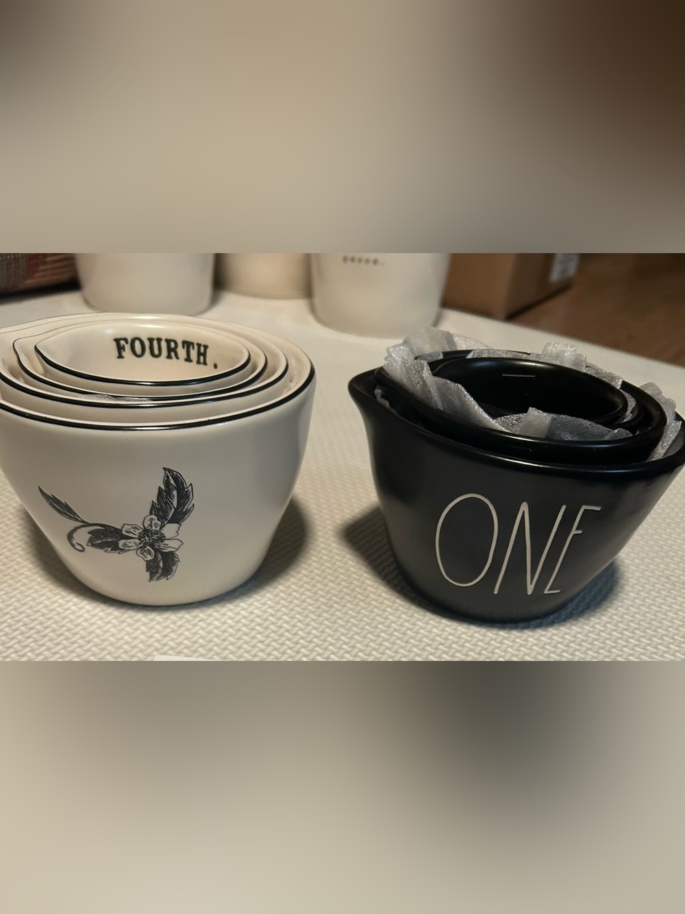 Rae Dunn measuring cups
